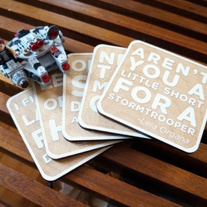 Star Wars Movie Quote Coaster Set