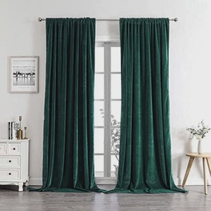 Blackout Velvet Curtain Panels: Custom Size, Luxurious Texture