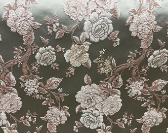 Damask fabric, Jacquard fabric, Upholstery fabric, Classical fabric, for chair, for cushion, limited edition fabric, 55 Inches Wide, 150 cm