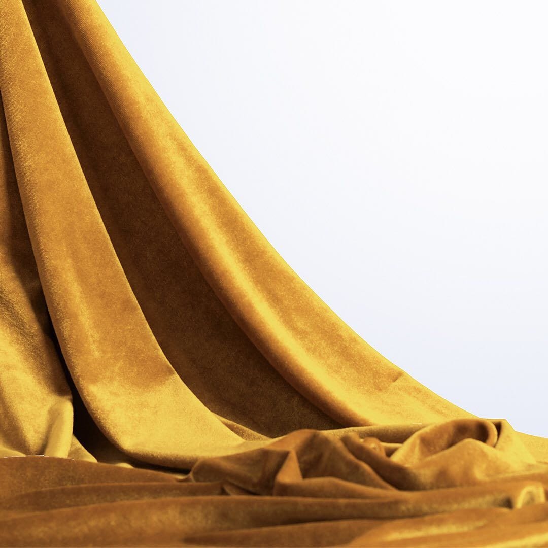 Gold Velvet Curtain for living room, Gold Curtain for bedroom, Rod Pocket, Custom size Curtain.Modern trend curtain.