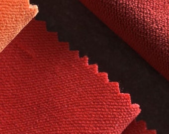 Matte Velvet Upholstery Fabric: Modern Furniture Material, 55&quot; Wide