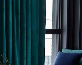 Thermal Blackout Curtains for the Living Room.Winter Custom Curtains for Living Room. Socurtain velvet.