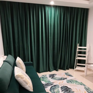 Thermal Curtains. Blackout Velvet Curtains for bedroom.