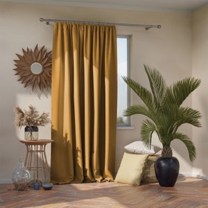 Luxury Velvet Curtain Panel: Blackout Rod Pocket Curtain - 47 Colors