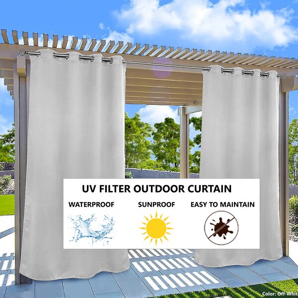 Custom Size Outdoor Curtains, Waterproof Outside Curtains, Outside Curtains, UV filter curtains, garden curtain, pool and  patio curtains.