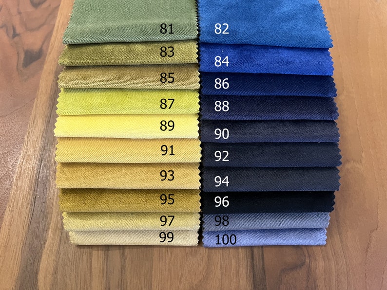 Blackout Matte Velvet Curtains for Living Room, Custom Size Velvet