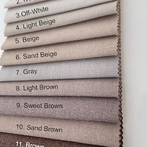 Extra Wide Linen Curtain For Living Room, Custom Size Linen Curtain Panels for Bedroom. Linen Hand Made Curtains.