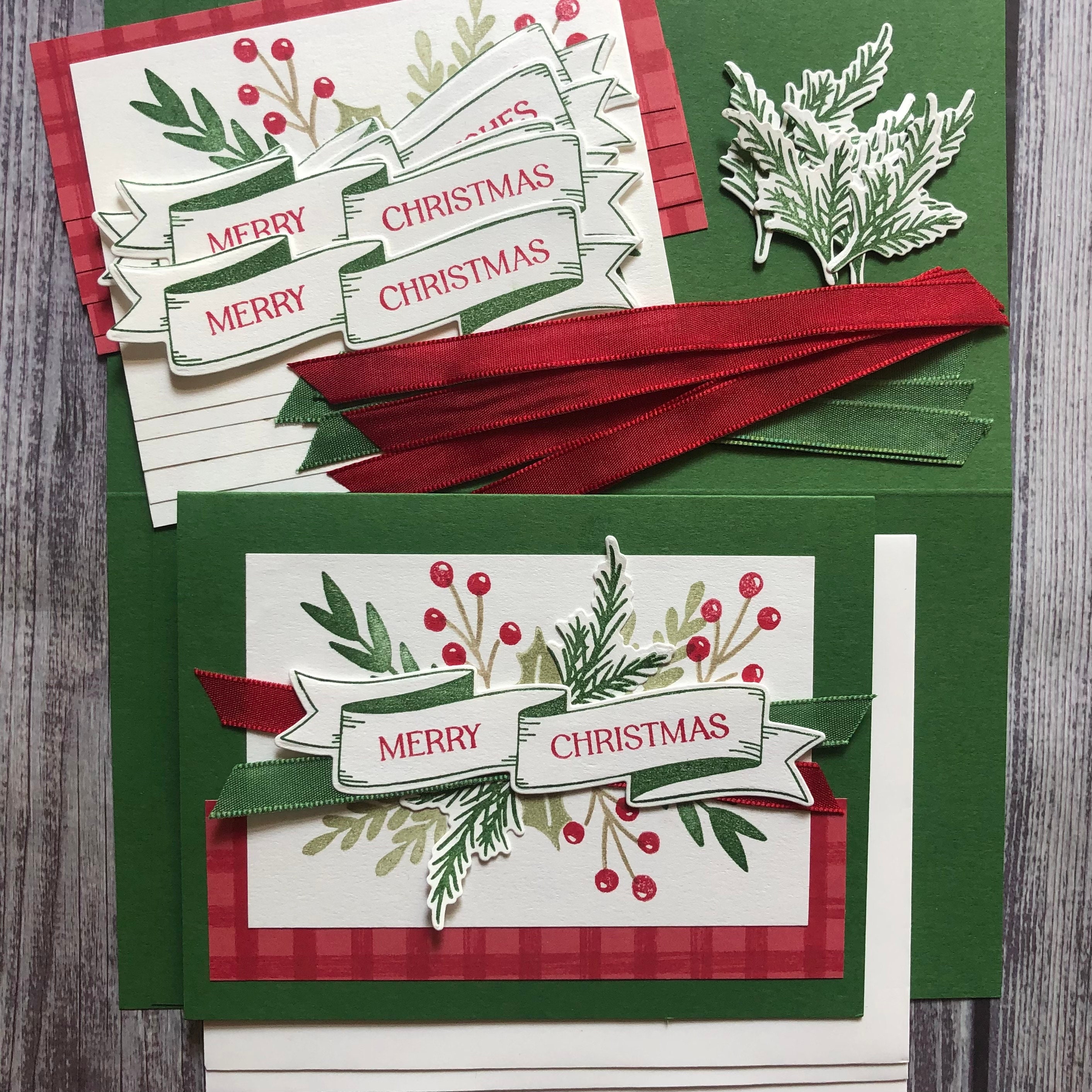 Christmas Card Making Kit for Adults, Holly Jolly Card Kit, Christmas Card  Kit, Handmade Card Kits, Easy DIY Crafts, Holiday Craft Kit