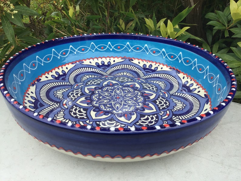 PIDUDU Herzschalen Porzellan - Müslischalen, Salatschüsseln 6-tlg Set Rosa