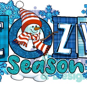 Cozy Snowman Christmas Tis the Season to be Jolly, Christmas PNG, Merry Christmas PNG, Merry Christmas, Frosty the Snowman, Sublimation, PNG