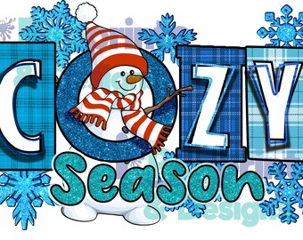 Gemütlicher Schneemann Weihnachten Tis the Season to be Jolly, Weihnachten PNG, Frohe Weihnachten, Frohe Weihnachten, Frosty der Schneemann, Sublimation, PNG