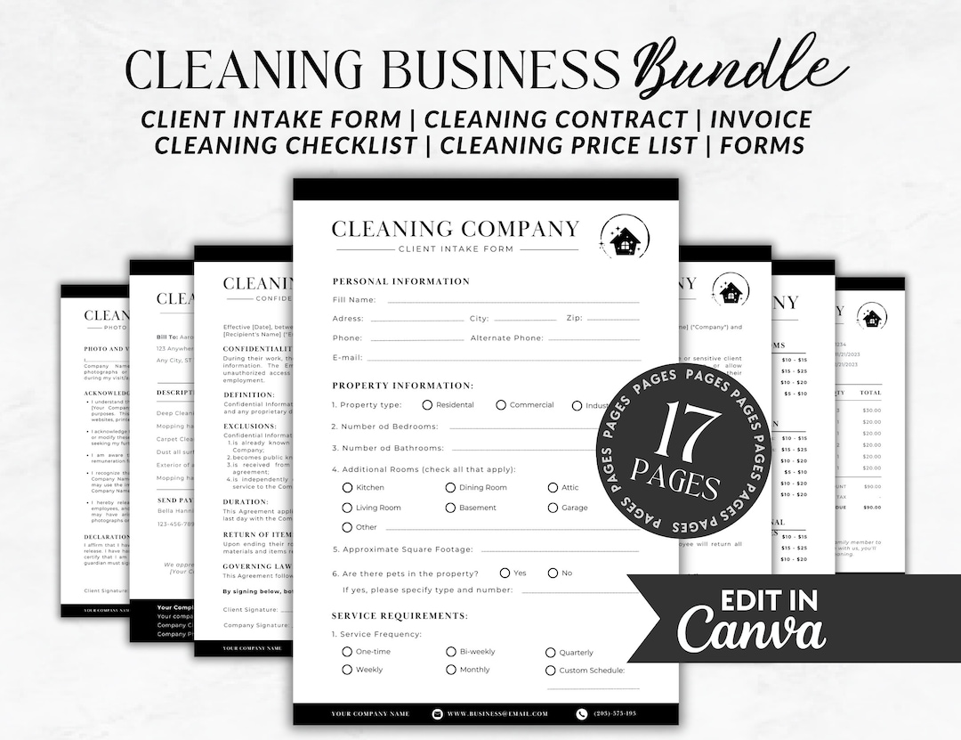 cleaning-business-forms-bundle-cleaning-business-forms-cleaning-service-agreement-editable
