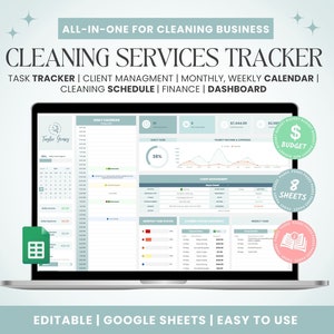 CRM para empresas de limpeza: modelo de planilhas do Google para controle de clientes e tarefas