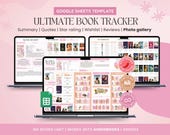 Book Tracker & Reading List on Google Sheets, Personal Digital Library, Reading Journal Spreadsheet, Book Lovers Gift, Book Collection Log