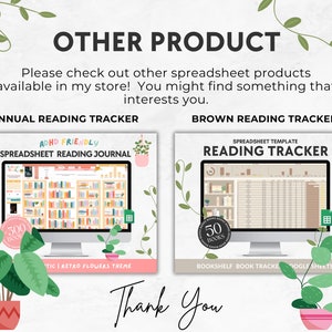 Book Tracker Google Sheets | Digital Book Journal | Book Review ...