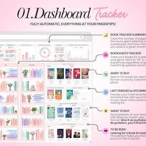 The Ultimate Book Tracker Google Sheets, Personal Digital Library, Reading Journal Spreadsheet, Book Lovers, Collection Log, Reading List image 7