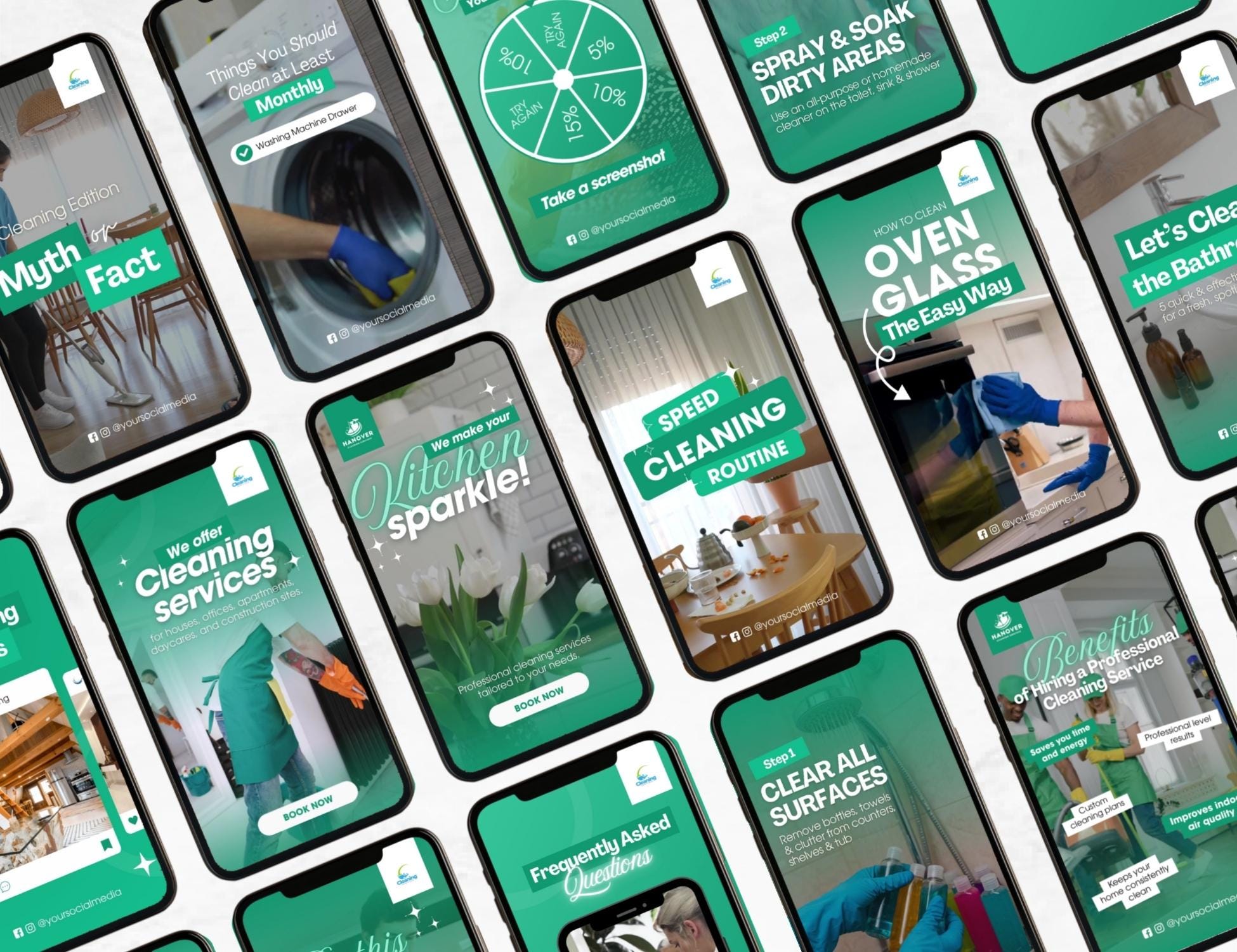 Cleaning Business, Instagram Reels, Cleaning Services Reels, Residential Cleaning Template ...