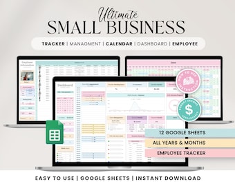 Small Business Tracker: Client Management CRM Dashboard (Google Sheets)