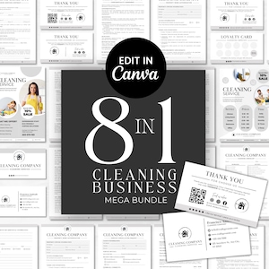 Cleaning Service Bundle | Cleaning Intake form | Commercial cleaning | Cleaning Business Contract | Price list template