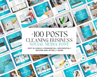 Cleaning Business Instagram Templates | Cleaning Service Instagram Post | Residential Cleaning Template | Cleaning Social Media Post