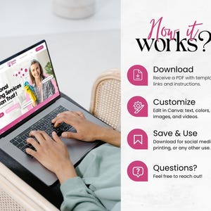 K&ouml;nnte beinhalten: Ein Laptop zeigt eine Website mit dem Text "Professional Cleaning Services You Can Trust!". Der Bildschirm zeigt auch eine Frau, die Reinigungsmittel h&auml;lt. Der Laptop befindet sich auf dem Scho&szlig; einer Person, die auf einem Stuhl sitzt.