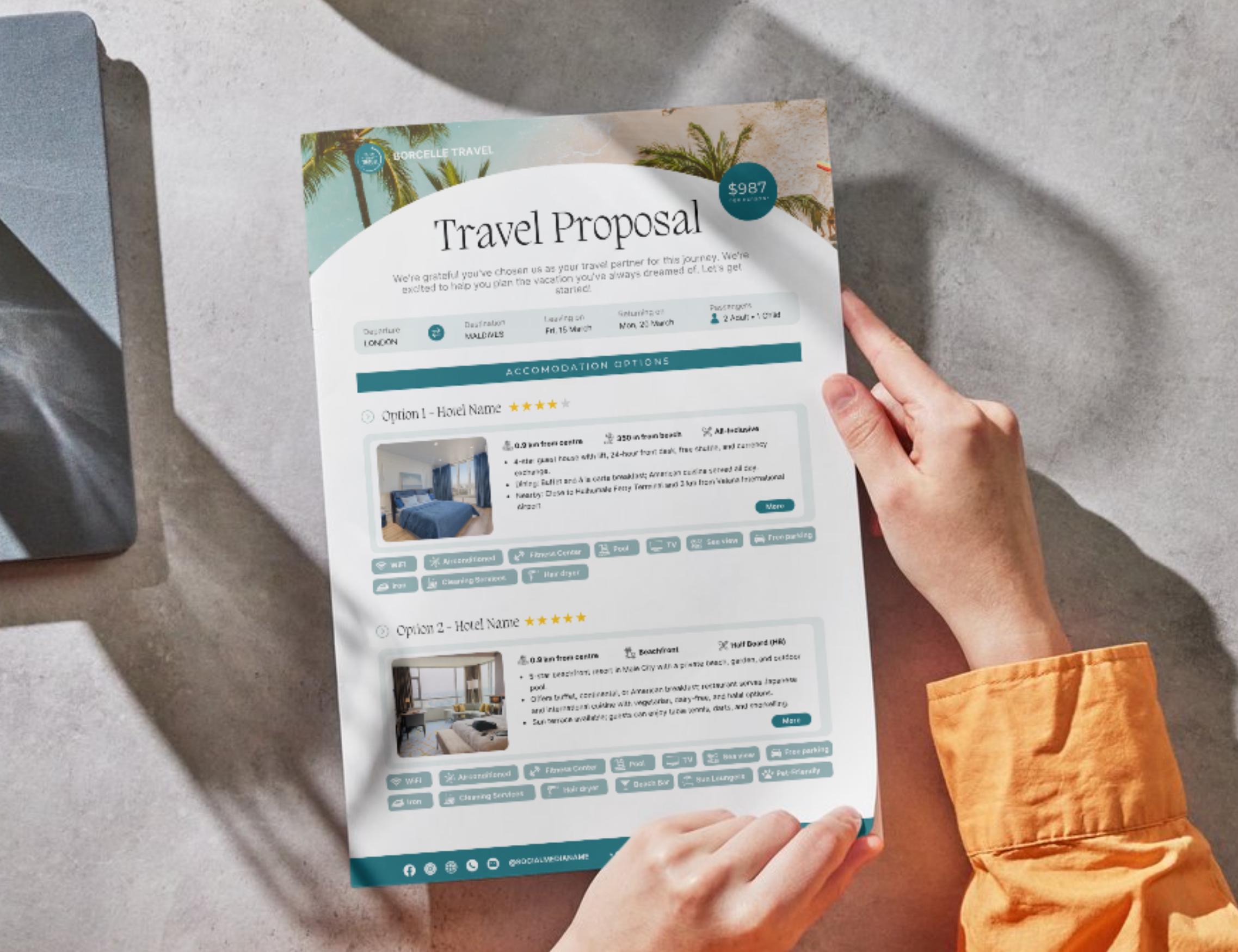 Image 7 for Travel Proposal Template
