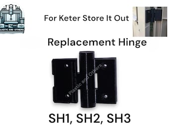 Reemplazo de bisagra Keter Store-It-Out XL SH1 SH2 SH3 / Reforzado con UV / Impresiones 3D de Alec