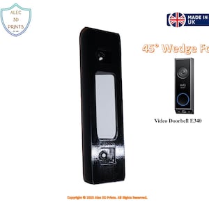 Eufy Dual Cam E340 45 Degree Tilt Wedge | Left or Right Mount | Alec 3D Prints