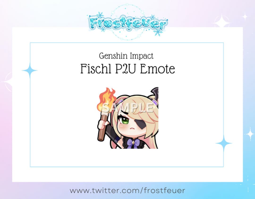 P2U Emote - Genshin Impact - Fischl Riot (for Twitch/discord/youtube ...