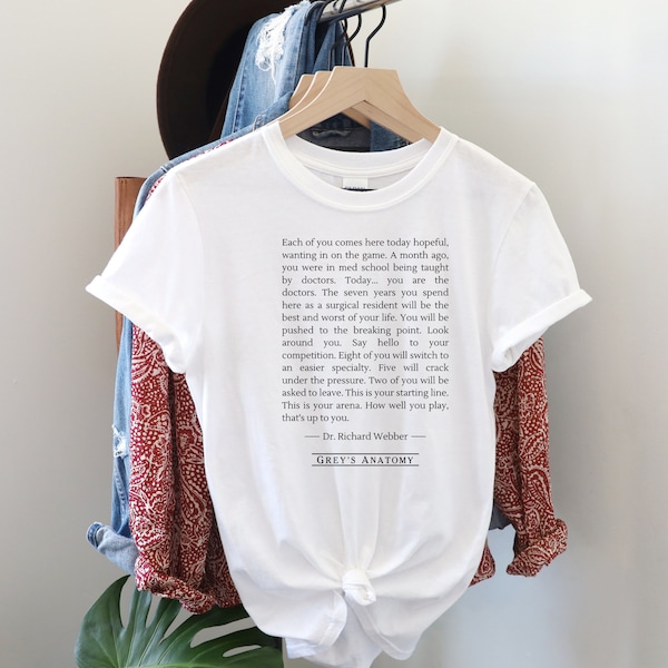 Greys Anatomy Shirt - Etsy