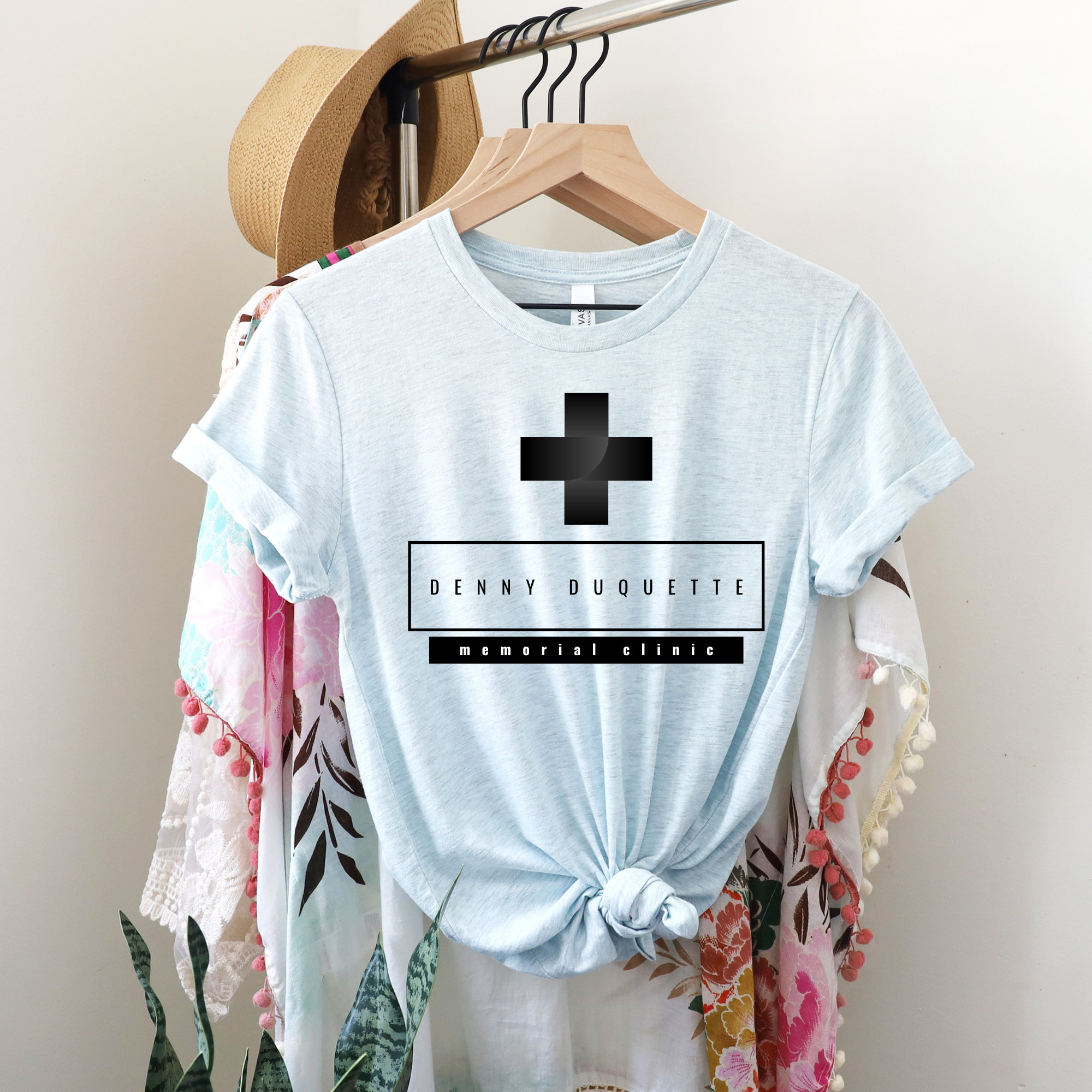 Denny Duquette Memorial Clinic Tee Shirt Grey's Anatomy - Etsy
