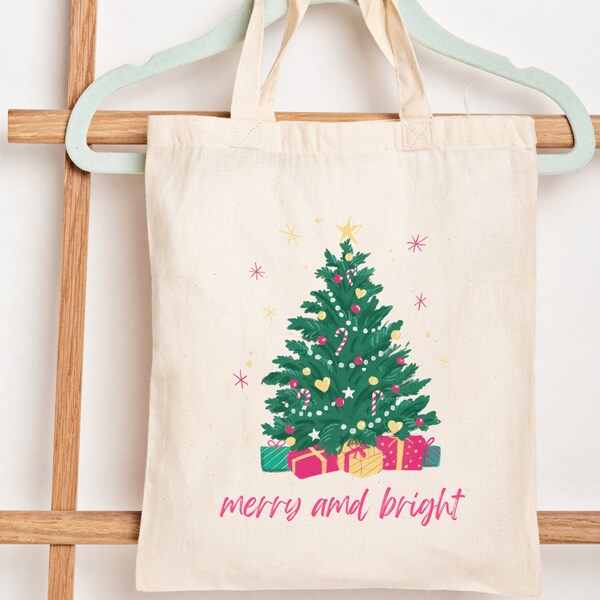 Christmas Tree Tote Etsy