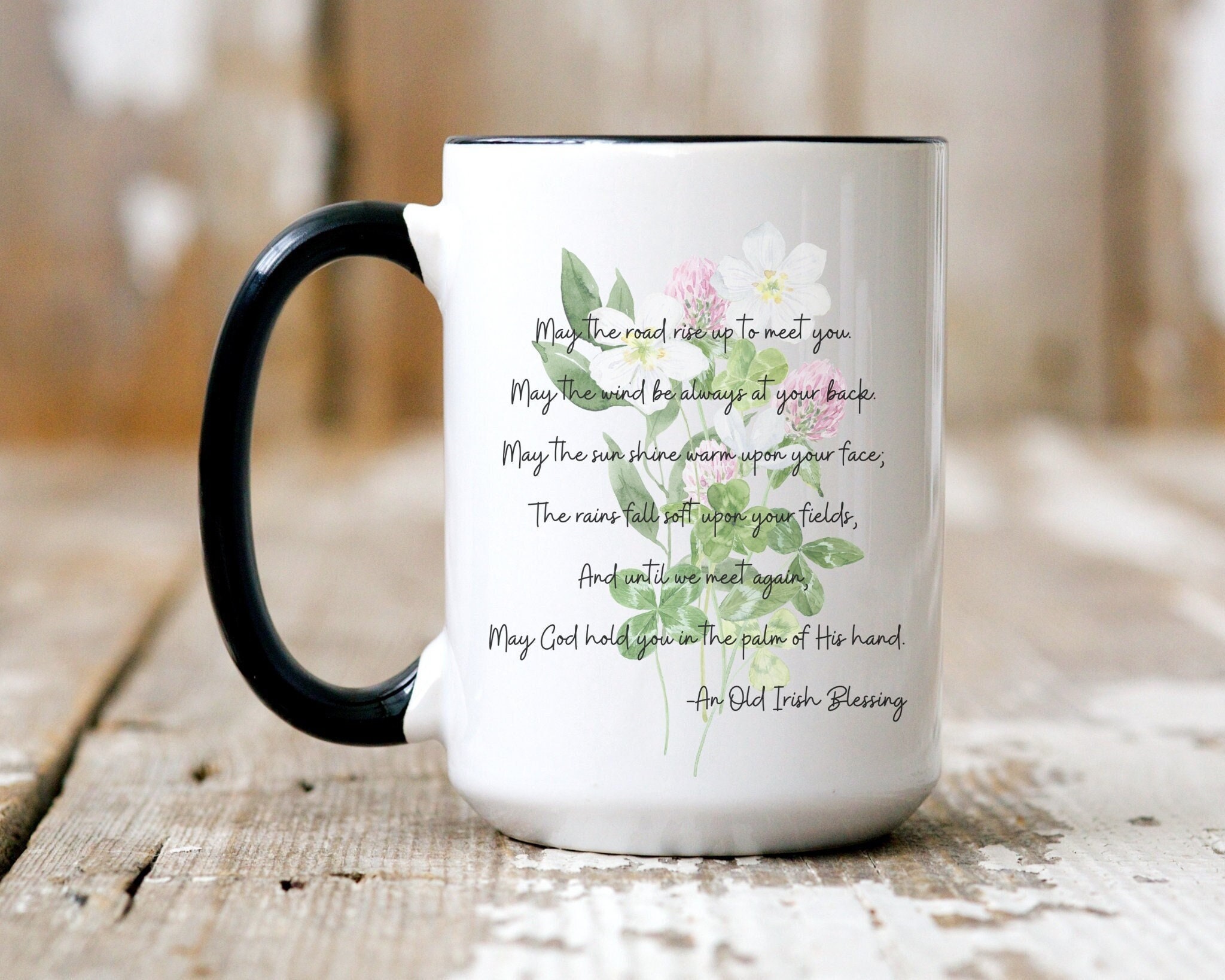 Irish Celtic Initial Mug - Initial T