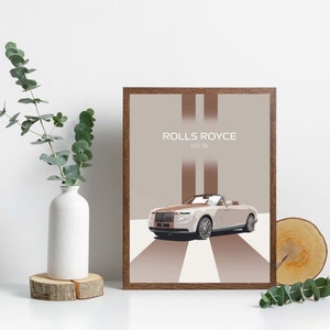 Rolls Royce Boat Tail Wall Art, Rolls Royce poster, Printable Rolls Royce art, exotic car prints, luxury car design, modern car wall art