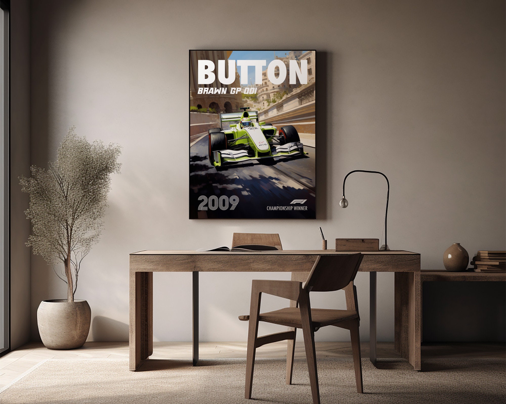 Poster Formula 1 - Italie - Dimensions 24x42,5 (Occasion)