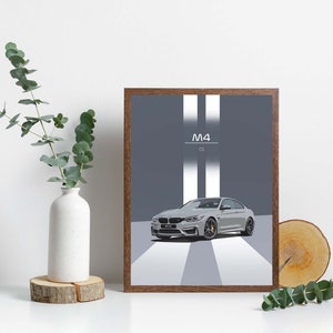 digital BMW M4 cs poster, bmw m4 Print, bmw artwork, Bmw Car Wall Art, car poster, printable bmw car Art Prints, bmw gift, bmw car poster