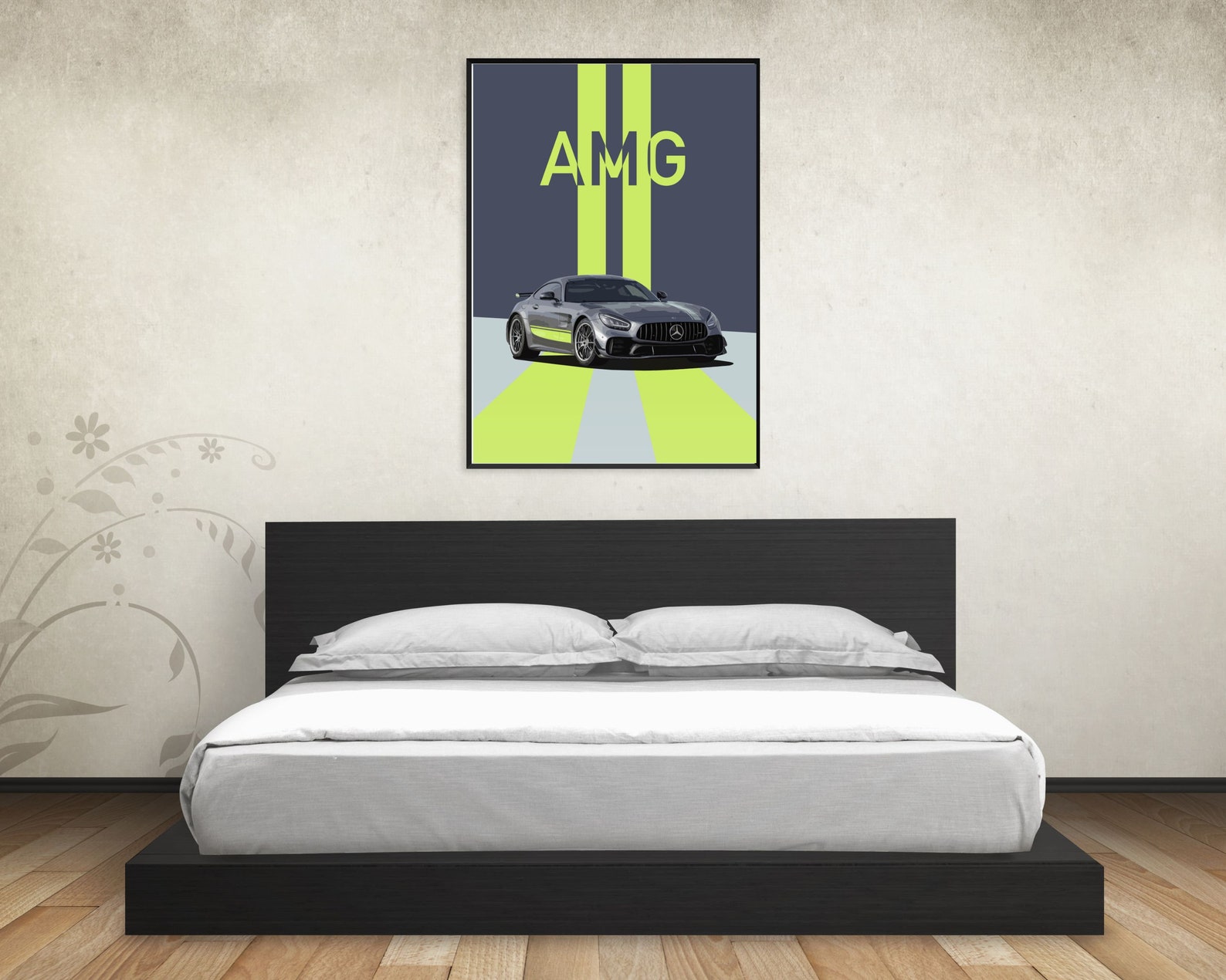Printable Mercedes-benz Amg Gt Blackseries Wall Art, Mercedes Wall Art ...