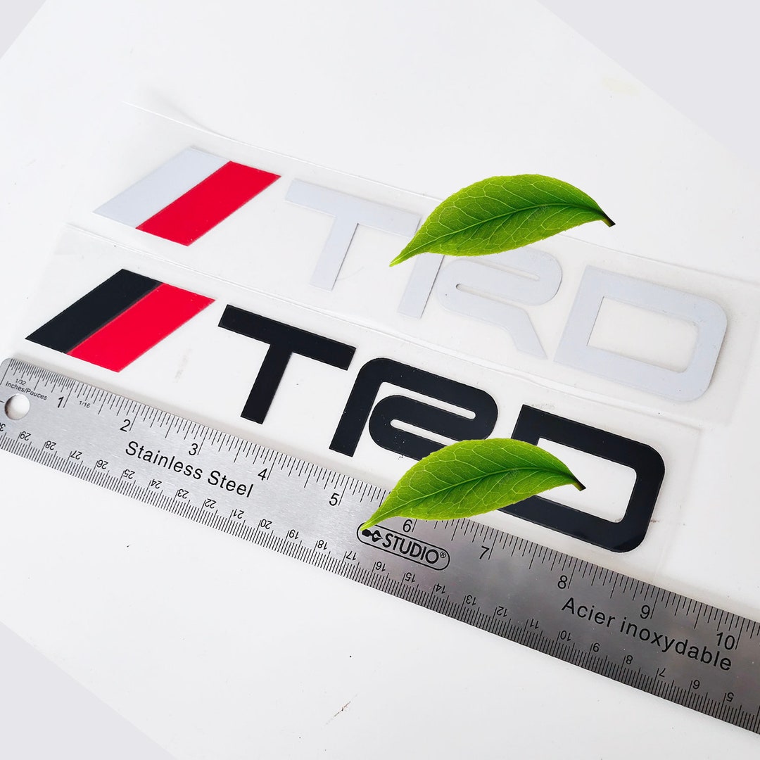 TRD Decal Reflective Stickers for Car Handle TRD Sport TRD Pro Auto ...