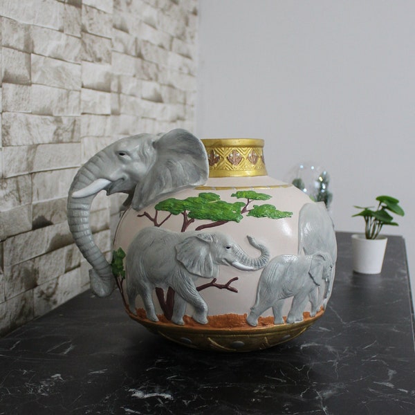 Elephant Vase Etsy