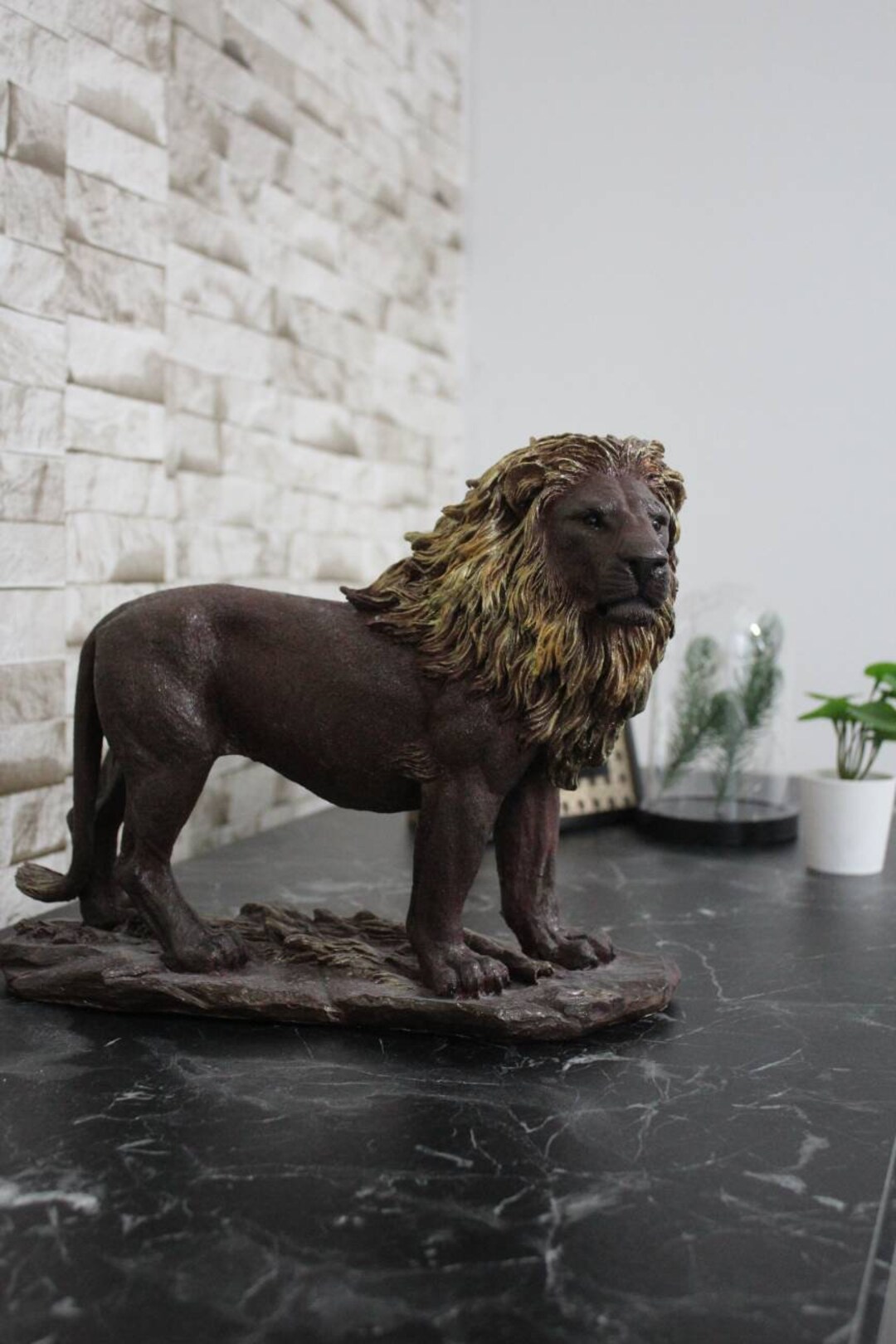 Lion King Sculpture Lion Etsy