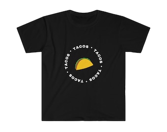 Tacos T-Shirt | I Love Tacos, Taco Tuesday, Taco Night, Taco Gift, Taco Shirt