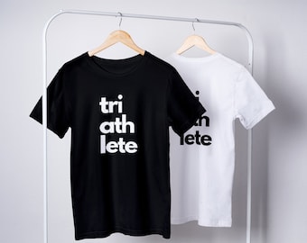 Triathlete T-Shirt | Triathlon Shirt, Gift for Triathlete, Tri Shirt, Swim Bike Run