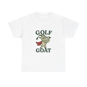 Golf GOAT Shirt | Funny Golf T-Shirt | Greatest of All Time Golfer Tee | Golf Gift for Men and Women