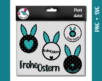 Happy Easter | Decoration | png svg | Plot file for plotting with paper, vinyl or flex film