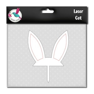 Vrolijk Pasen | Bordje voor bloempot | Taarttopper | SVG | Lasercut voor laseren en graveren met hout | Dossier voor diodelasers en CO2-lasers
