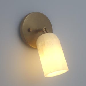Minimalist Alabaster Stone Wall Light For Living Room Decoration, A Timeless Peice For Your Home