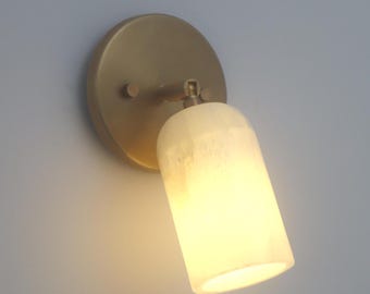 Minimalist Alabaster Stone Wall Light For Living Room Decoration, A Timeless Peice For Your Home