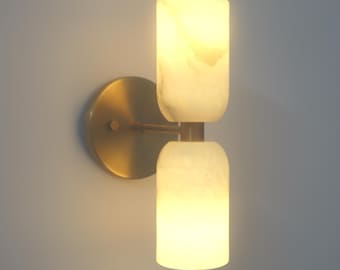 Modern Luxury Alabaster Stone Wall Light For Living Room Decoration Sconce Marble Wall Lamp Home indoor Decor