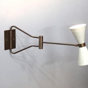 Versatile And Stylish Mid Century The Adjustable Brass Wall Lamp