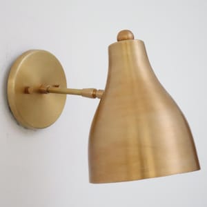 Elegant Handcrafted Gleaming Brilliance The Raw Brass Wall Lamp For Your Home Decor
